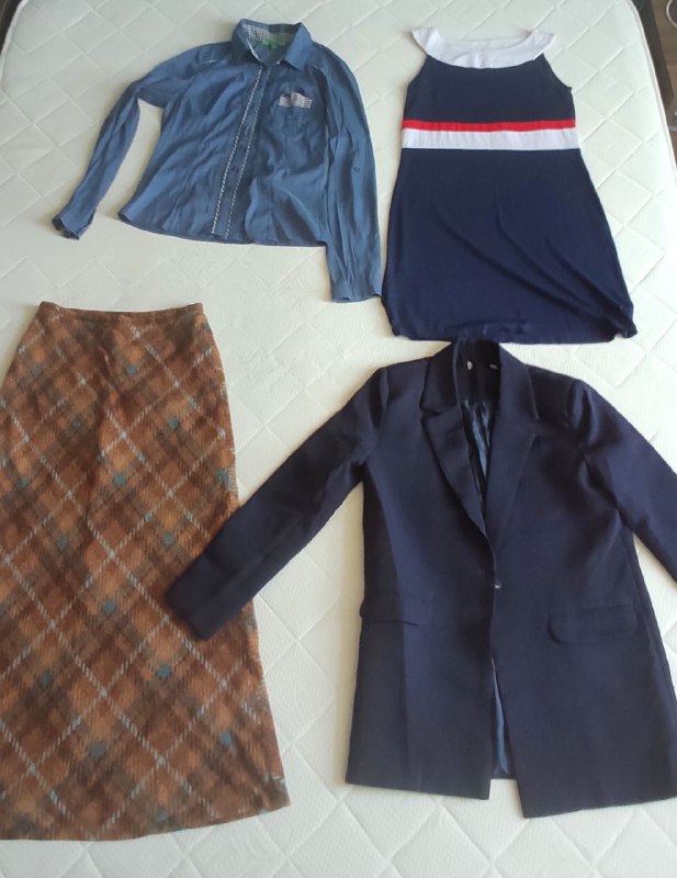 Блуза, платье, тёплая юбка, пиджак, костюм, куртка