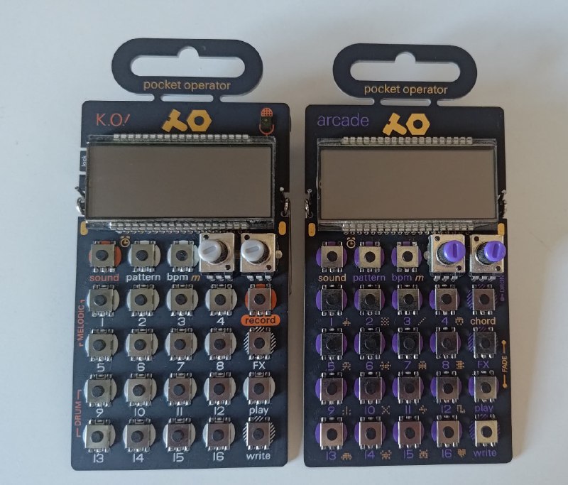 Teenage Engineering PO-33 K.O. и PO-20 arcade