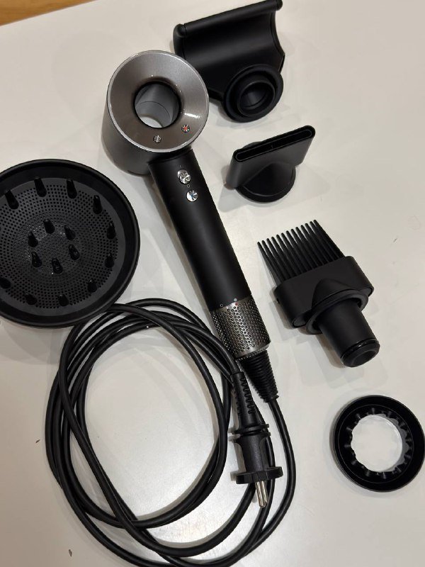 Фен Dyson HD07 Supersonic Black/Nickel