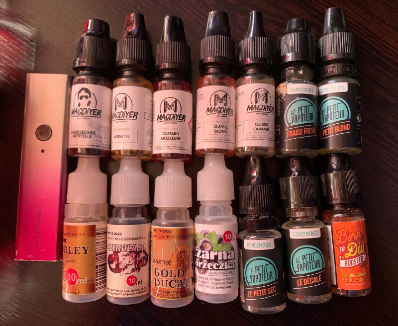 Глицерин, ароматизаторы, никотиновый бустер, подик Vaporesso 2