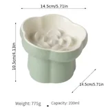 Керамическая миска для медленного кормления кошек и собак 2