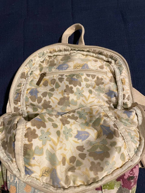 Небольшой рюкзак с цветочным рисунком 2
