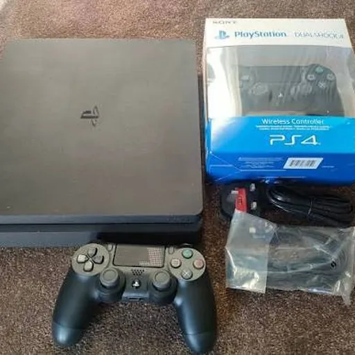 PlayStation 4 Slim, 2 джойстика