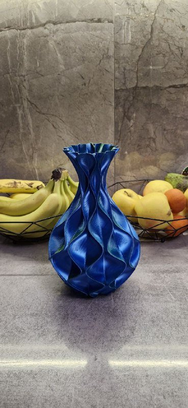 Уникальная перламутровая ваза ручной 3D-печати