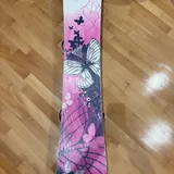 Snowboard with bindings 4