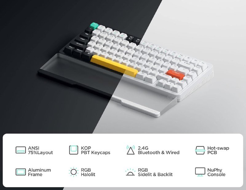 Nuphy Halo 75 White клавиатура