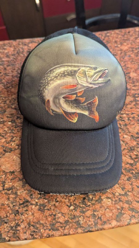 Бейсболка с рыбой 2