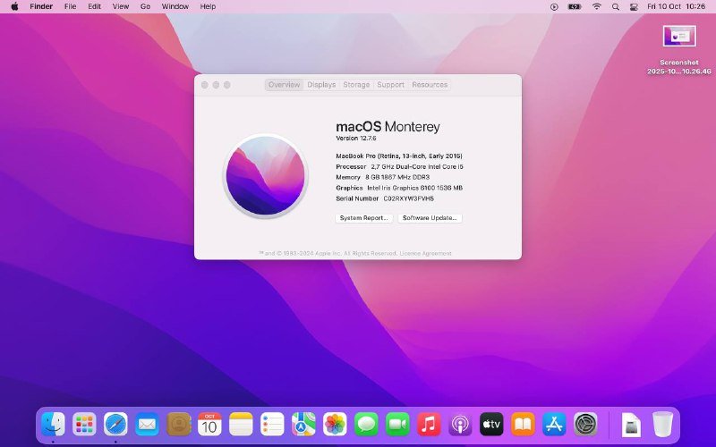 MacBook Pro Retina 13 2015 i5 8GB 256GB 3