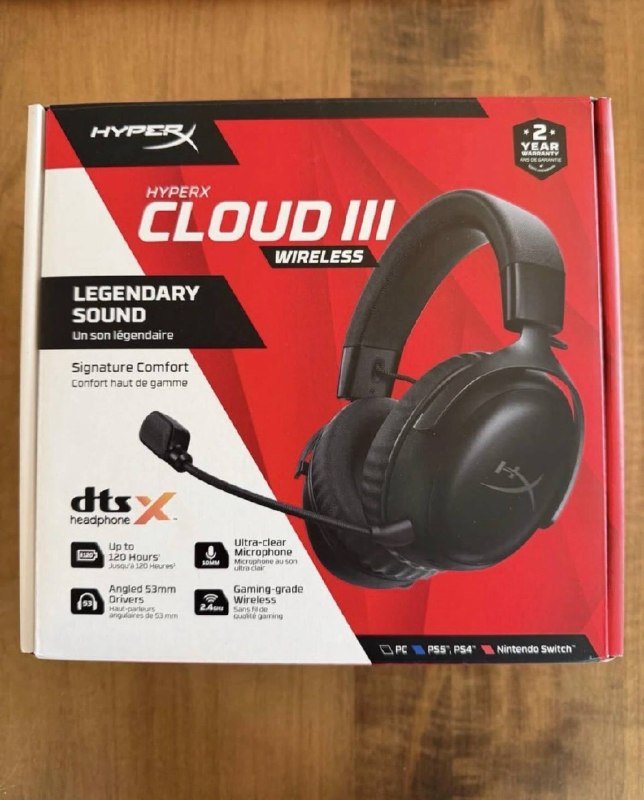 HyperX Cloud III Wireless игровые беспроводные наушники
