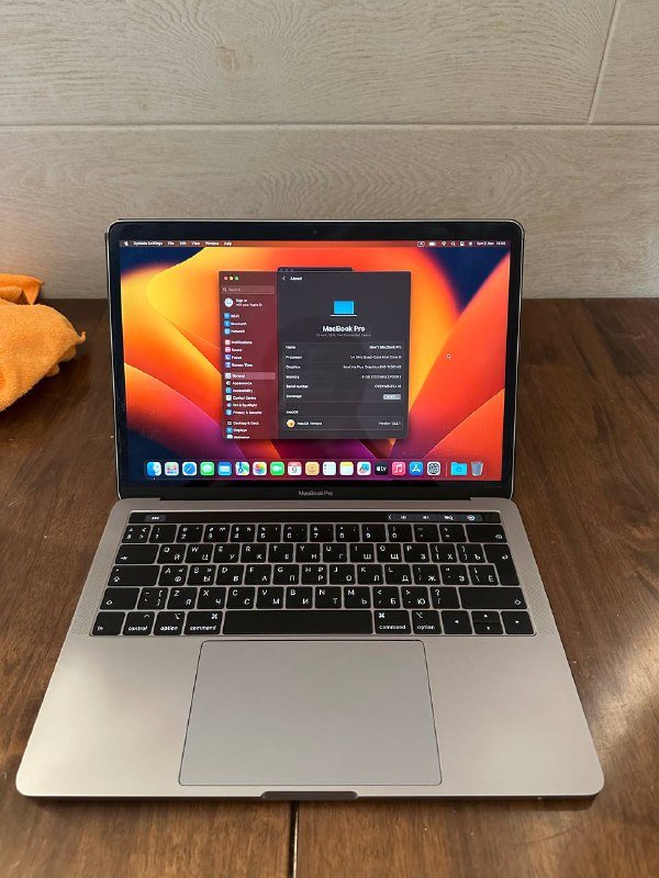MacBook Pro 13 2019 2 Thunderbolt 3 порта 2