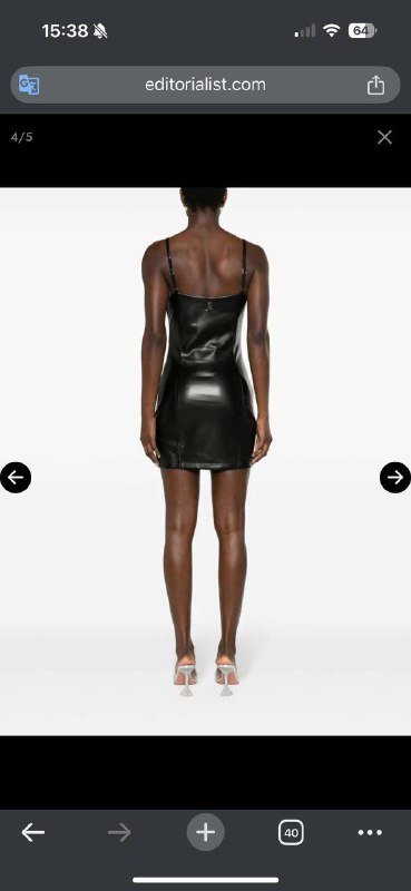 Платье Patrizia Pepe черное, размер s