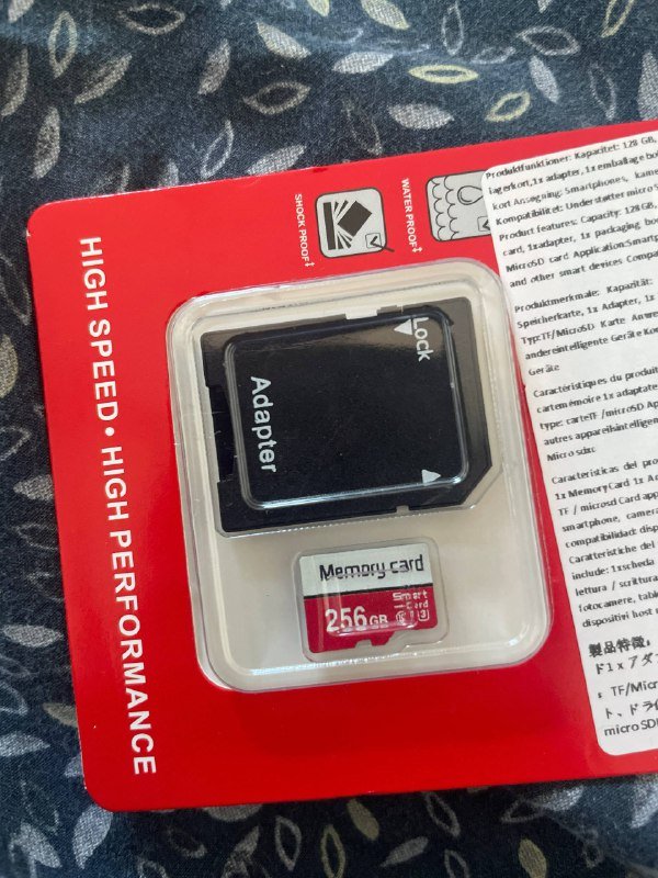 MicroSD карта 256ГБ с адаптером