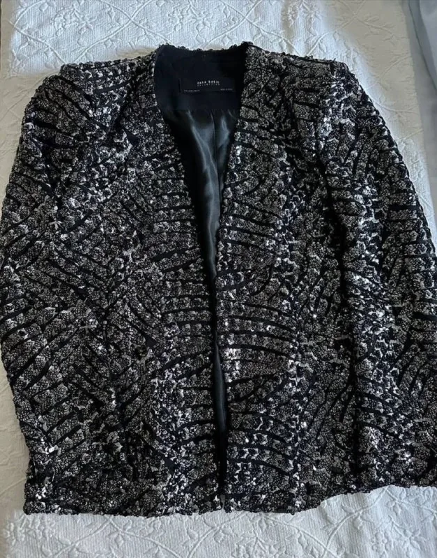 Пиджак в пайетках ZARA 1