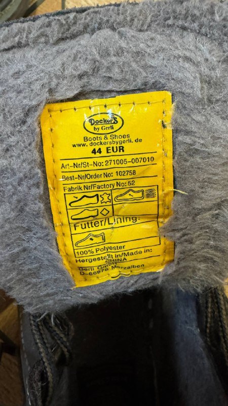 Зимние ботинки Dockers мужские, размер 44 10