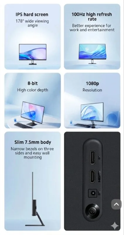 Xiaomi Monitor A27i Black 1