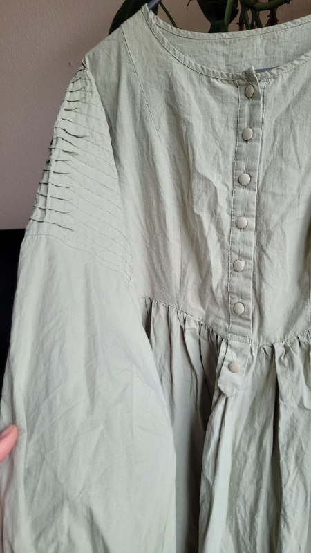 Платье в этническом стиле из хлопка 4