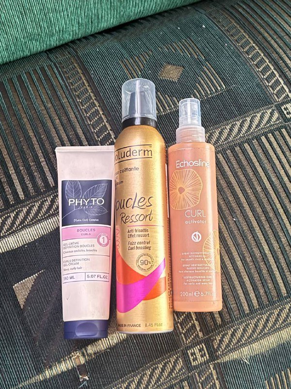 Крем для волос, мусс, спрей для кудрявых волос