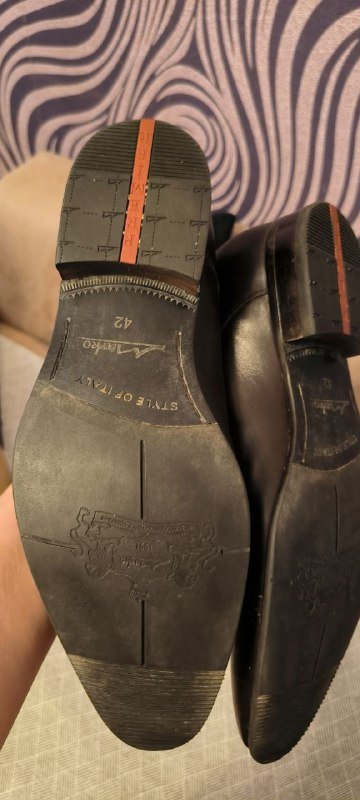 Мужские ботинки на меху натуральная кожа размер 42 4