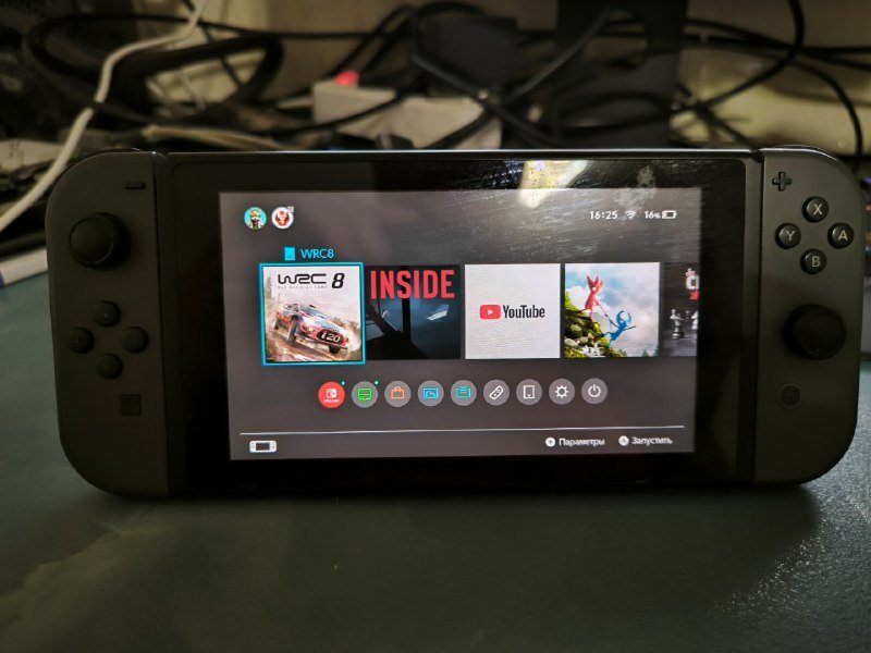 Nintendo Switch с докстанцией и картой памяти 128ГБ 2