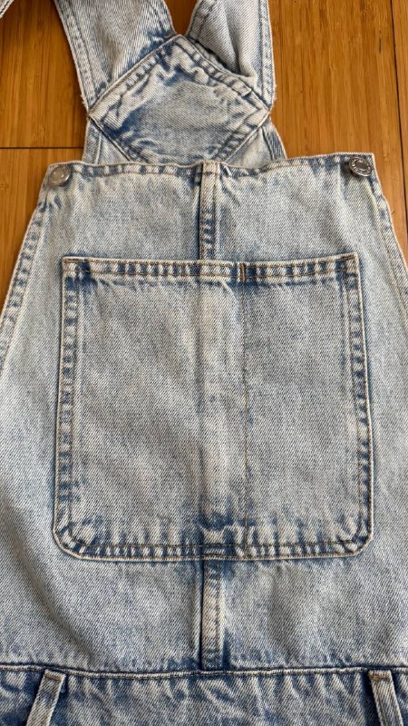 Мужской комбез Bershka denim из натурального джинса 7