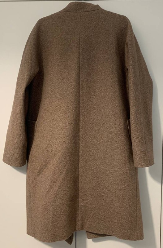 Пальто капучино оверсайз S/M 3