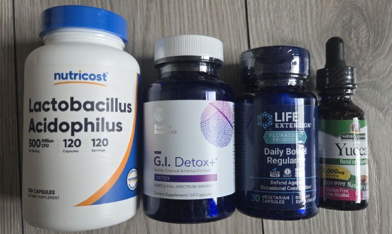 Lactobacillus, G.I.Detox, Florassist probiotic, Yucca