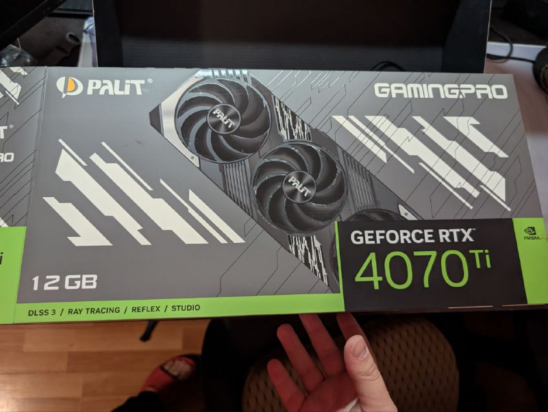 Видеокарта GeForce RTX 4070 Ti GamingPro 1