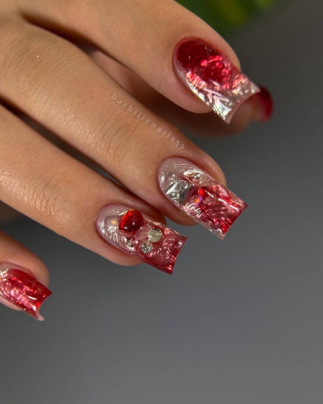 Маникюр с дизайном для съемки видео 3