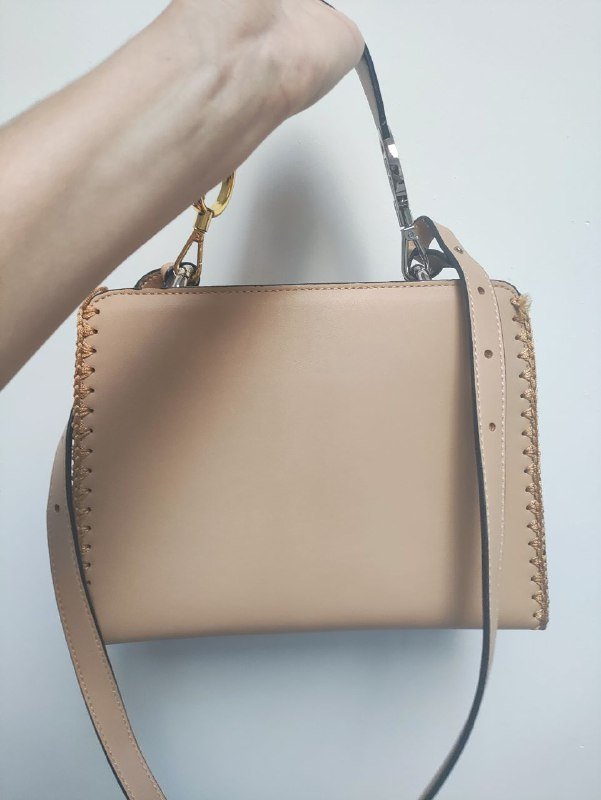 Сумка Фенди женская бежевая 3