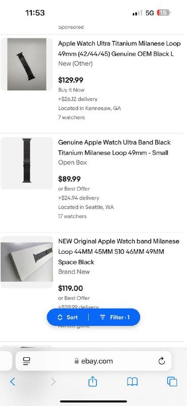 Apple Watch Ultra 2 GPS+Cellular Black Titanium 7