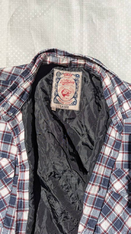 Утепленная клетчатая мужская рубашка Tokyo Laundry 3