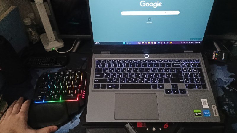 Полуклавиатура для игр на ноутбуке 4