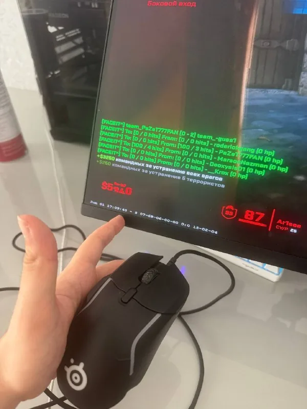 SteelSeries Rival 5 мышь 1