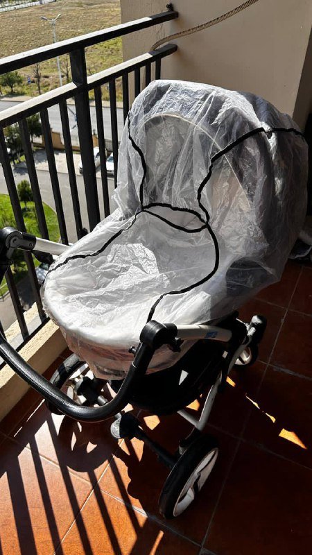 Коляска-короб с дождевиком 6