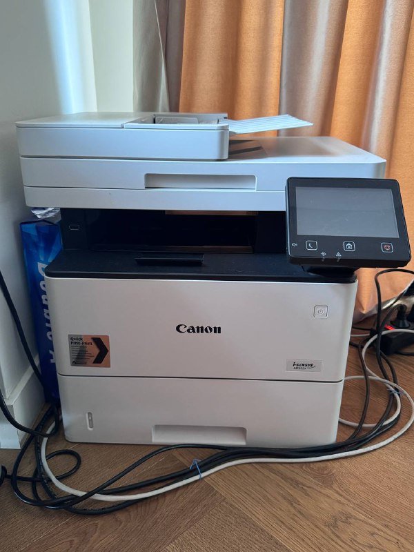 Принтер Canon I-Sensys MF522x, Монитор DELL Curved 34’’, Стул офисный, Поднимающийся стол