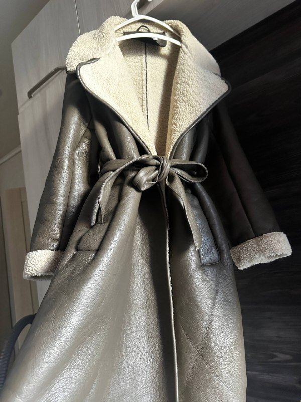 Пальто эко дубленка ASOS design р-р 12 UK