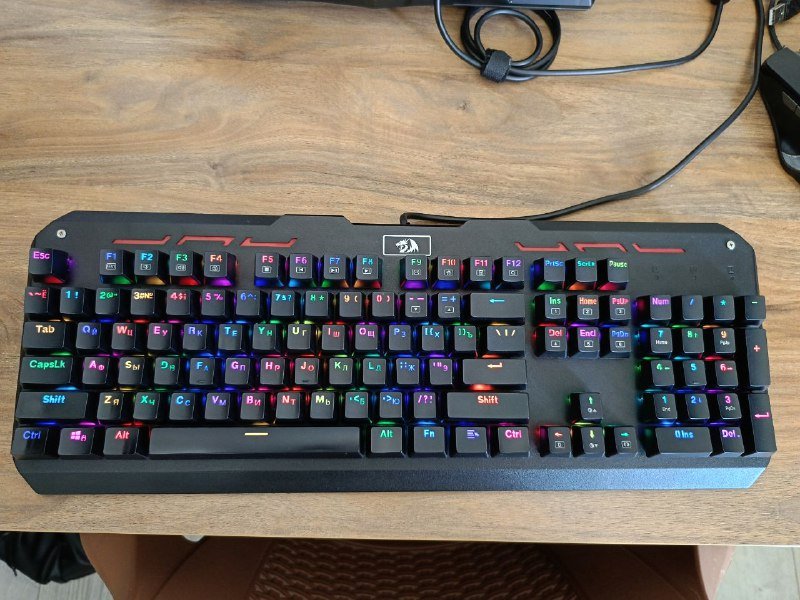 Механическая клавиатура Redragon Varuna K559, Наушники Marvo