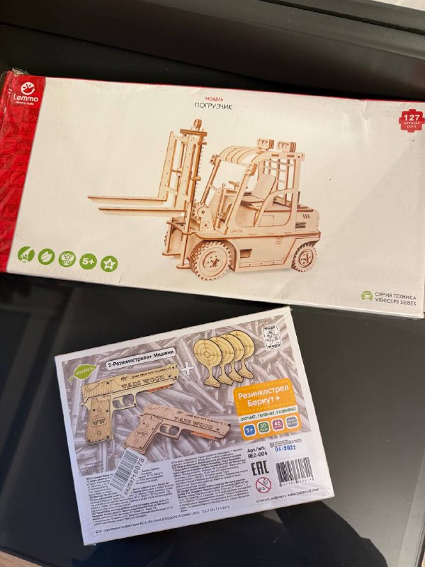 Деревянные конструкторы, 3D пазлы 2