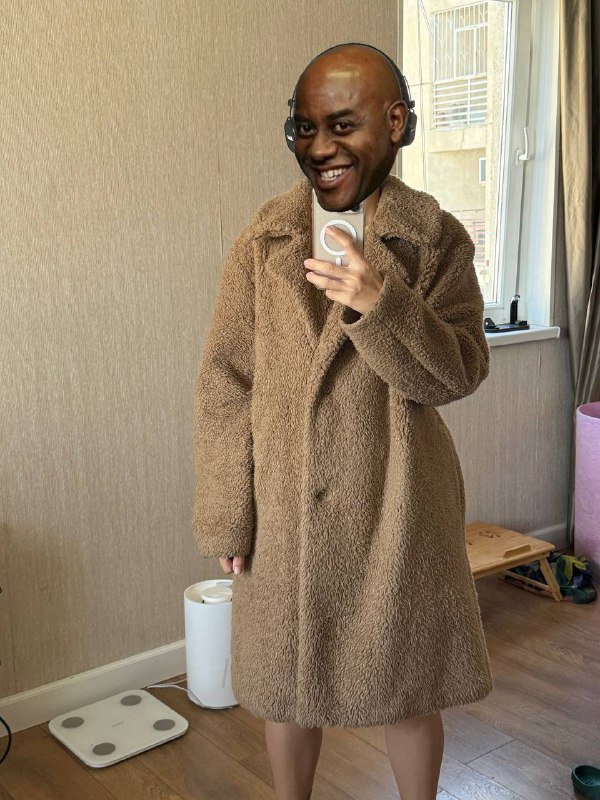 Кожаный жакет Lime, шуба UniClo 9