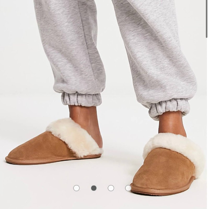 Тапочки ASOS DESIGN Zeus из овчины, новые, 36/37 2