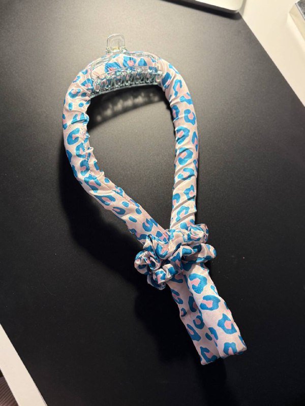 Хлопковое кимоно, плойка, фен, мягкие бигуди 6