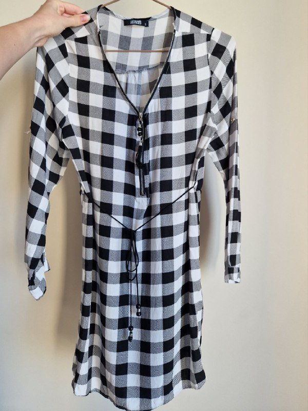 Платье из вискозы на завязочке размер S