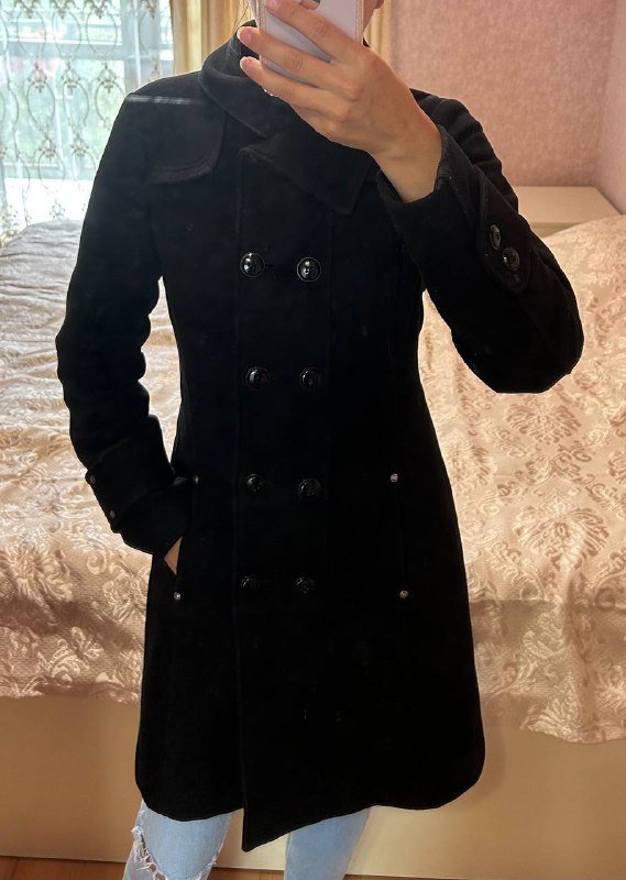 Пальто с утеплением размер S-M 2