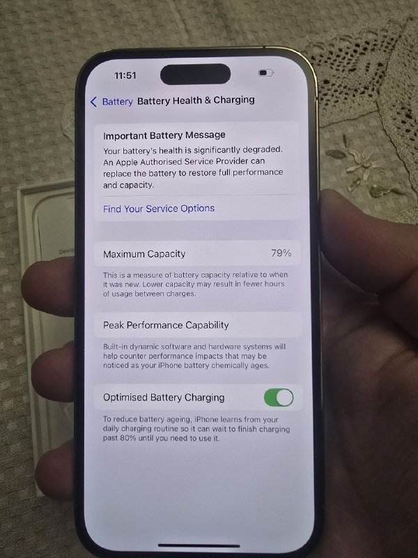 iPhone 14 pro gold 128 Gb 8