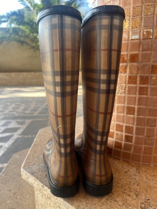 Резиновые сапоги Burberry, размер 36 2