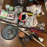 Кальян в сборе, уголь, мундштуки, табаки, щетки, чашки, плита, органайзер 2