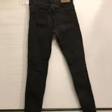 Черные джинсы Zara, полосатые джинсы 5