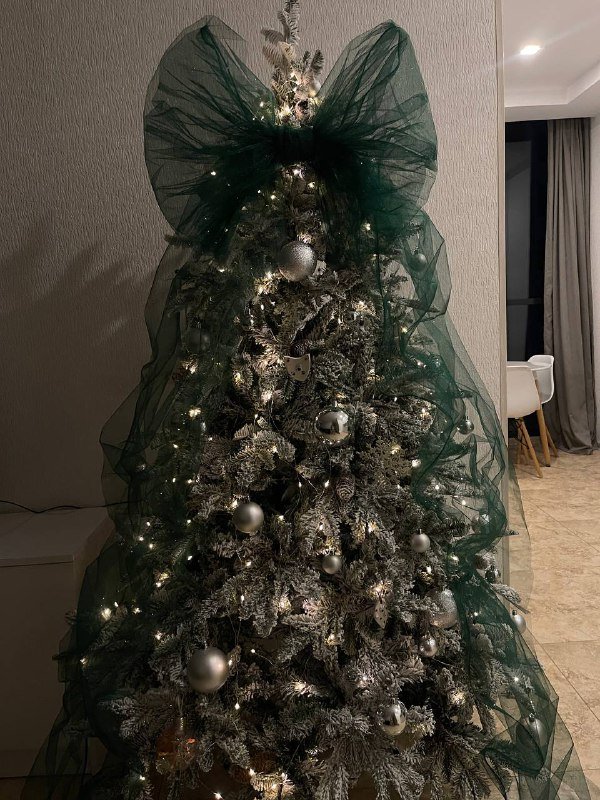 бант на елку