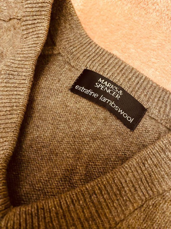 Мужской пуловер Marks&Spencer 100% шерсть 2