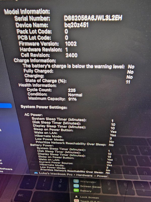 MacBook Pro 2020 M1 8